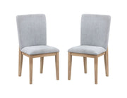Caspian - And Oak Finish Dining Chair (Set of 2) - Gray