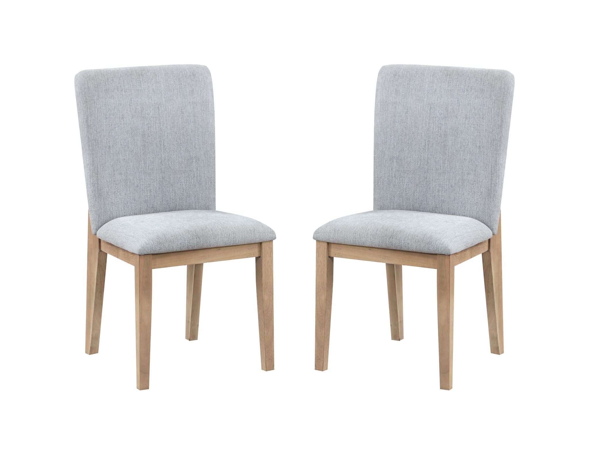 Caspian - And Oak Finish Dining Chair (Set of 2) - Gray