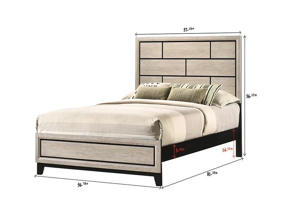 Akerson - Full 4 Piece Bedroom Set - White