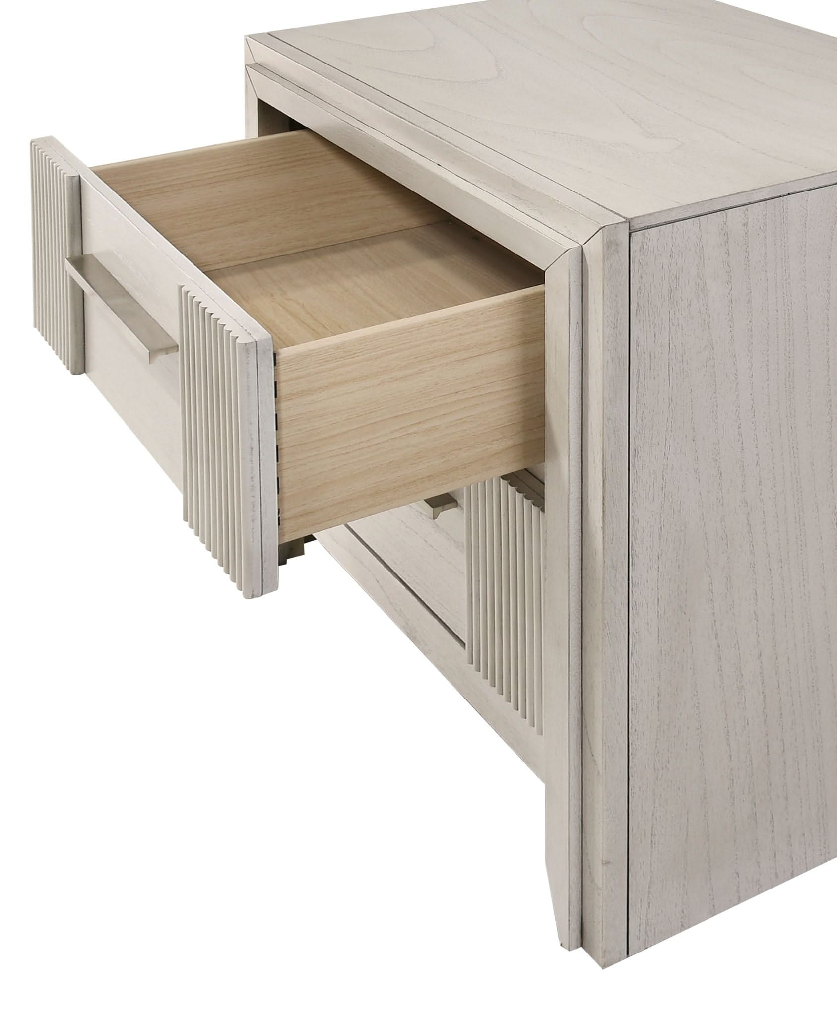 Carlton - Night Stand - White Mist