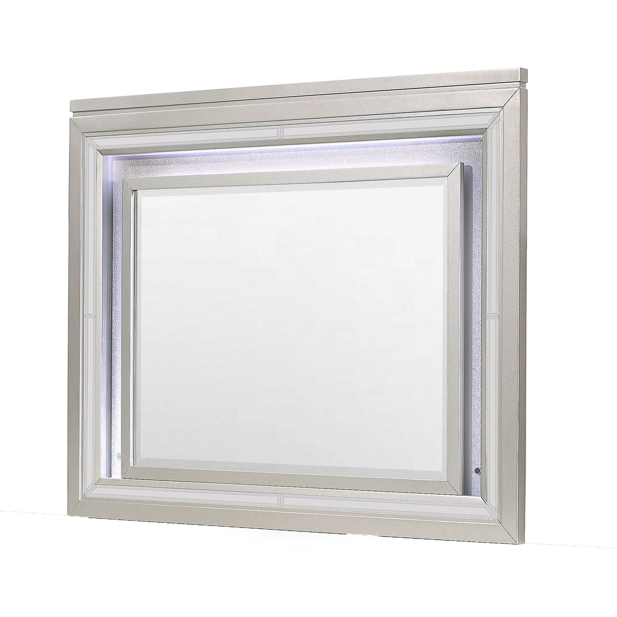 Cross - Glam Mirror With LED - Champagne
