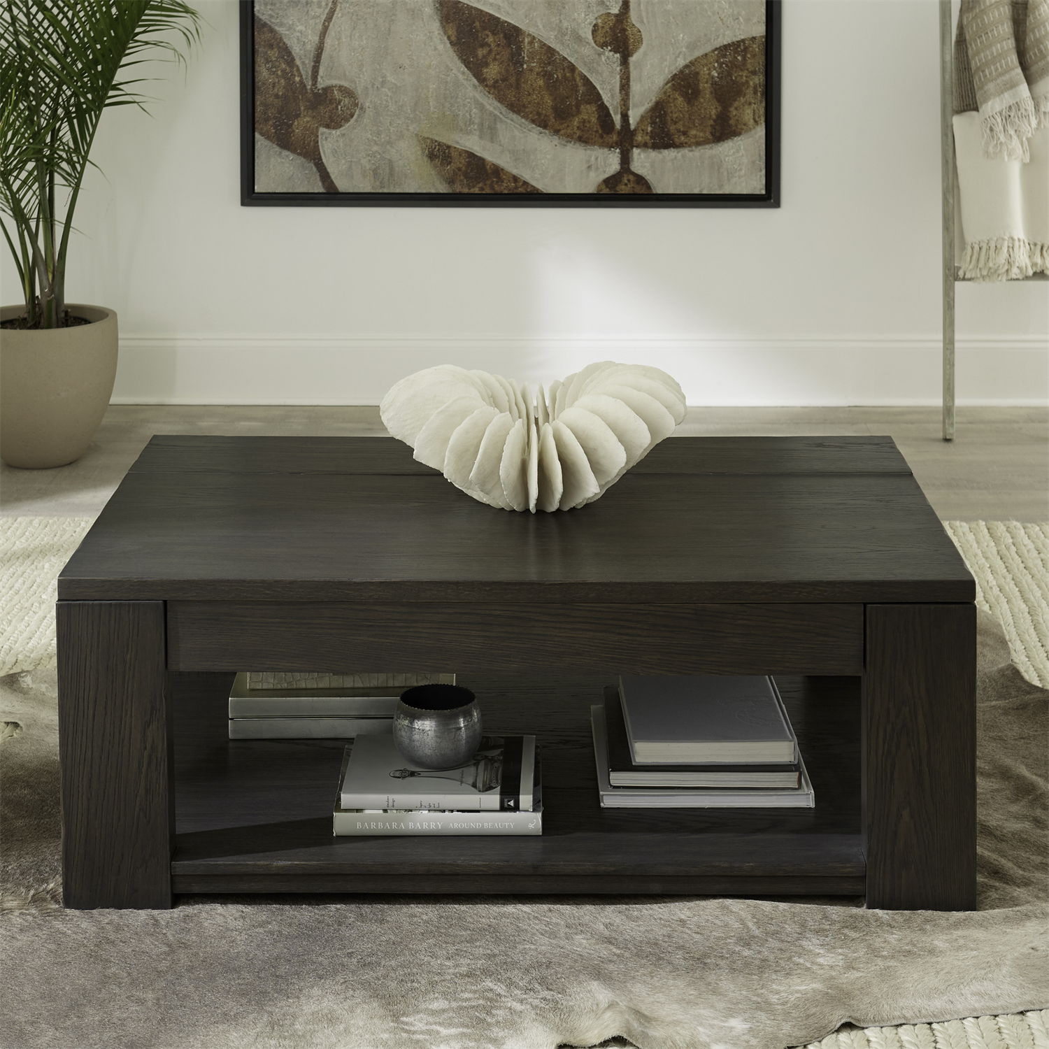 Lennox Hill - Lift Top Cocktail Table - Bark