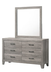 Hopkins - Dresser & Mirror - Gray