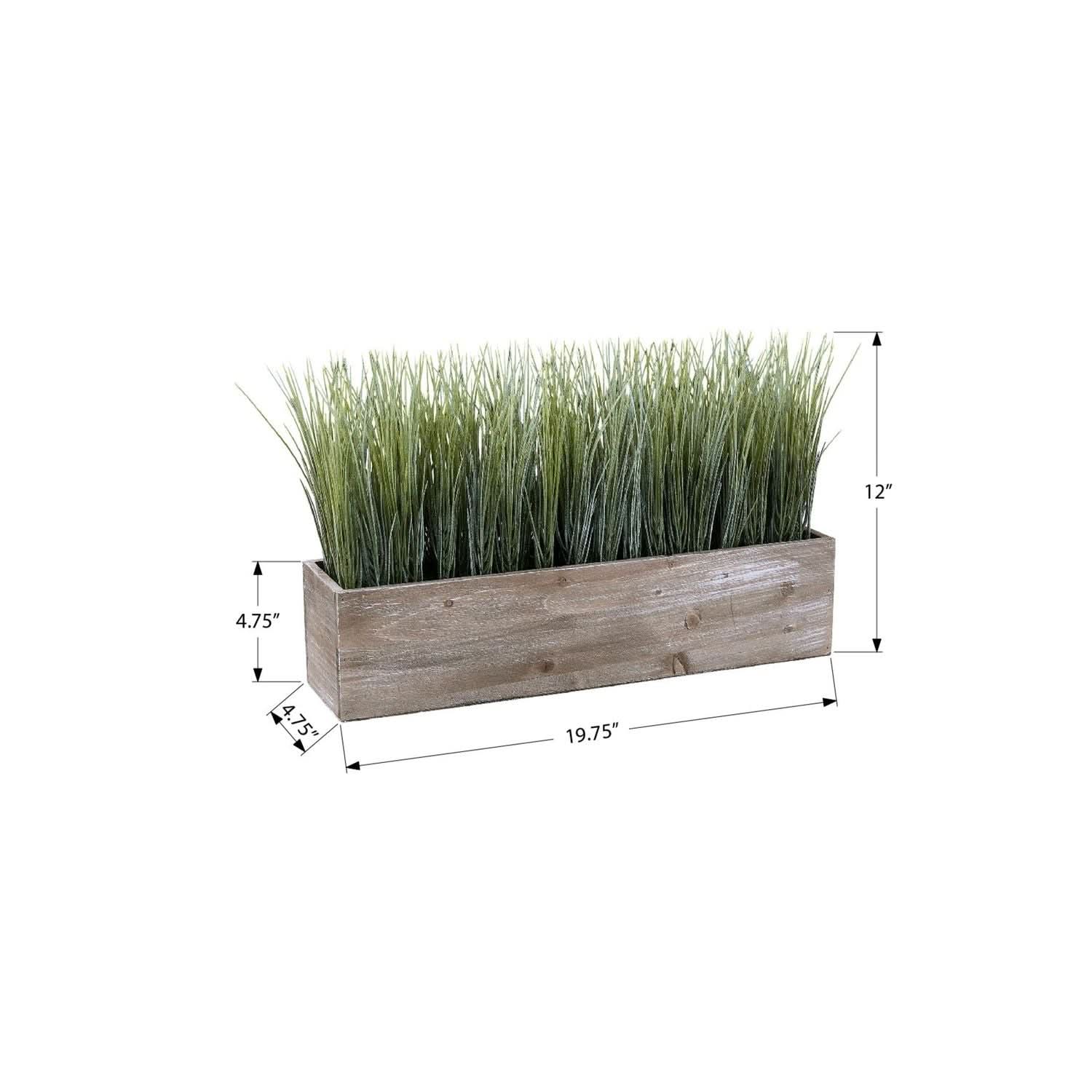 Artificial Grass Plant, Table Decor - Green