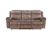 Zubaida - Two Tone Recliner Sofa With USB Port Drop Down Table