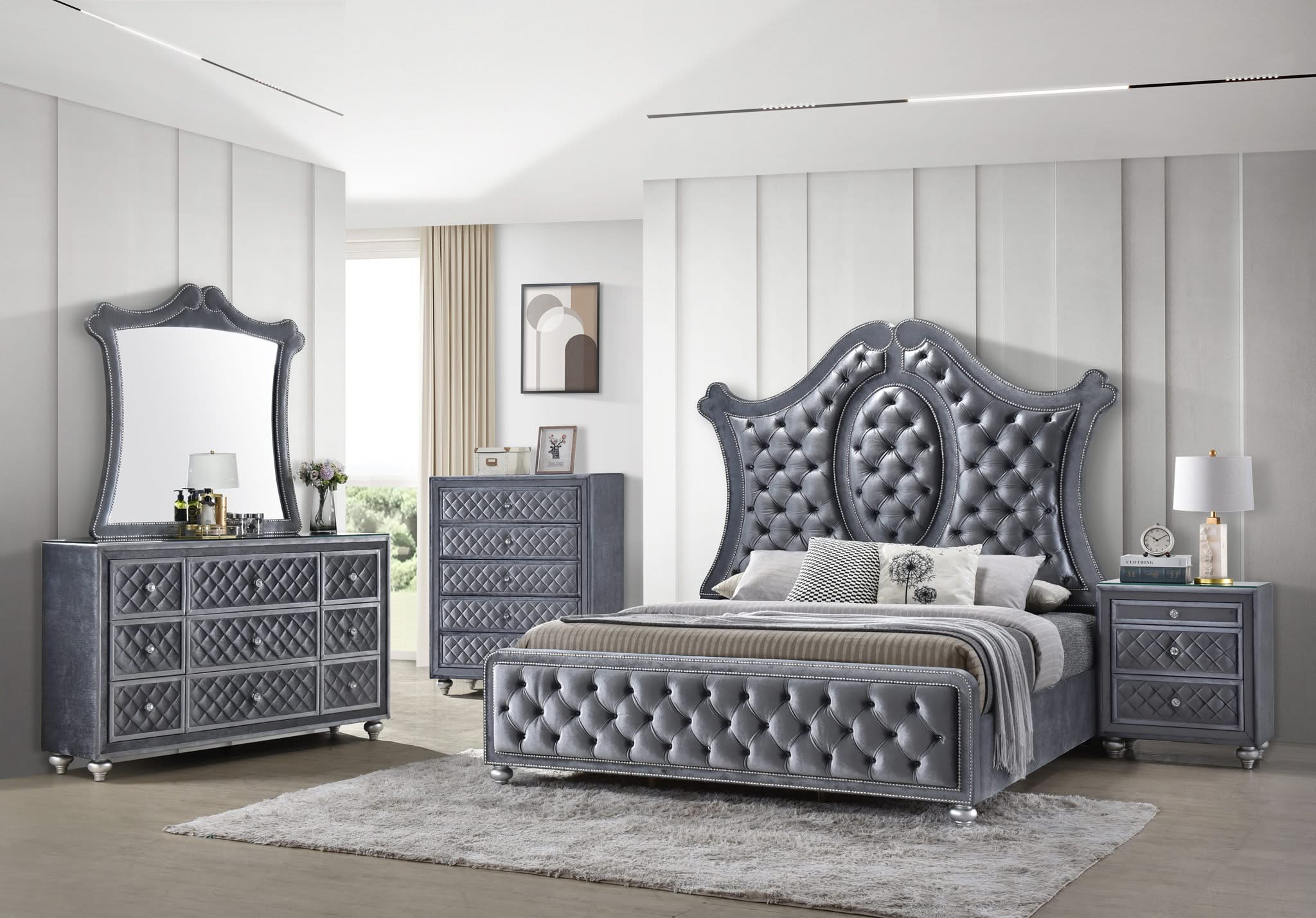 Cameo - Nightstand - Gray