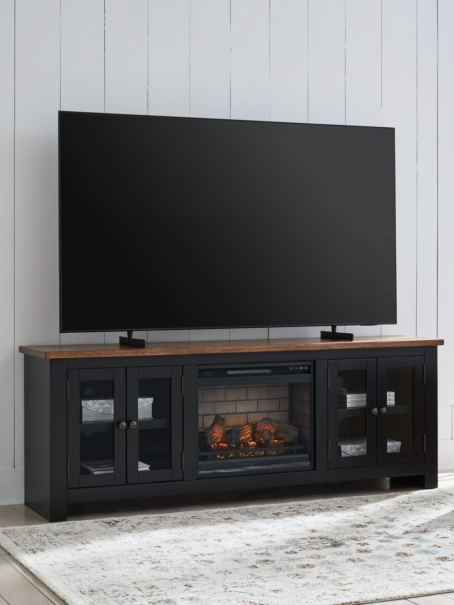 Wildenauer - 76" TV Stand With Electric Fireplace