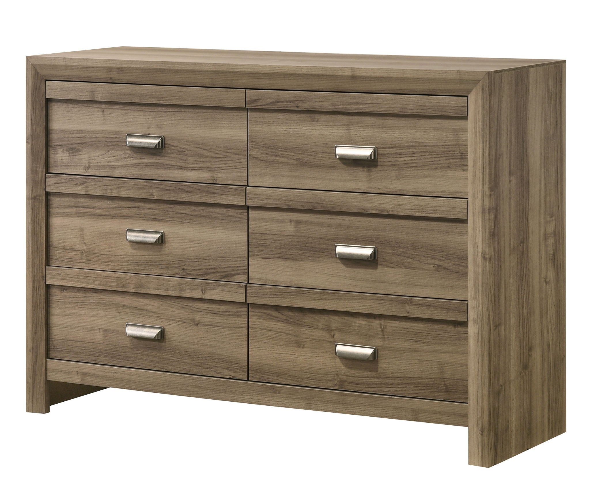 Valor - Dresser And Mirror - Light Brown