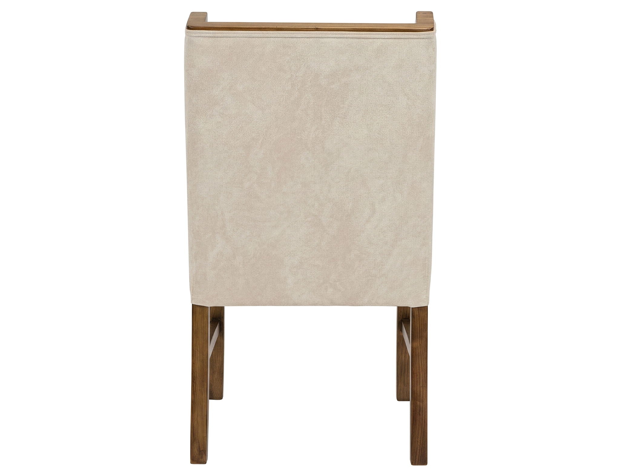 Silver - 39'' Upholstered Chair (Set of 2) - Ivory / Dark Brown