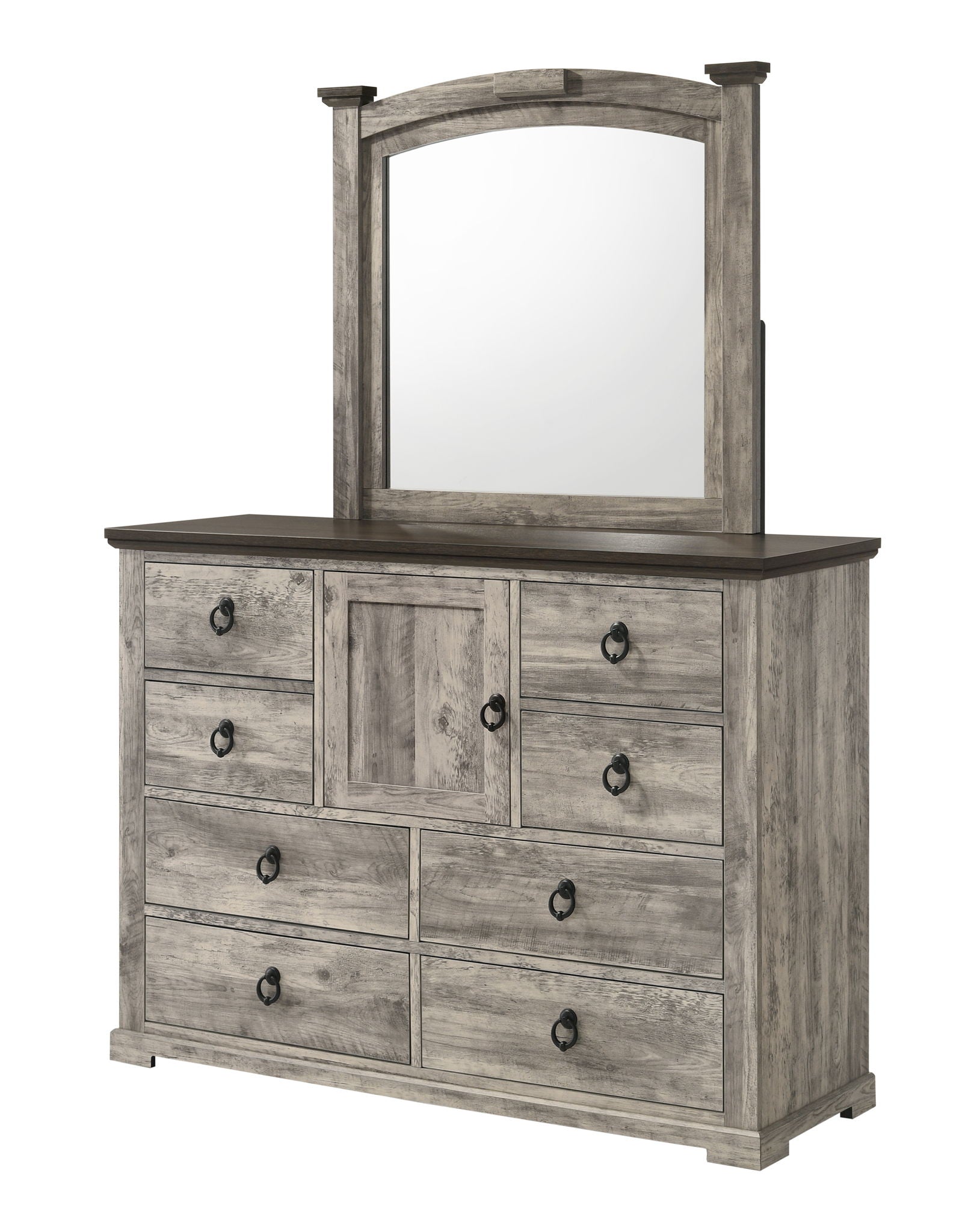 Ella-Mae - Queen 4 Piece Bedroom Set - Gray