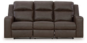 Lavenhorne - Rec Sofa W/Drop Down Table - Granite