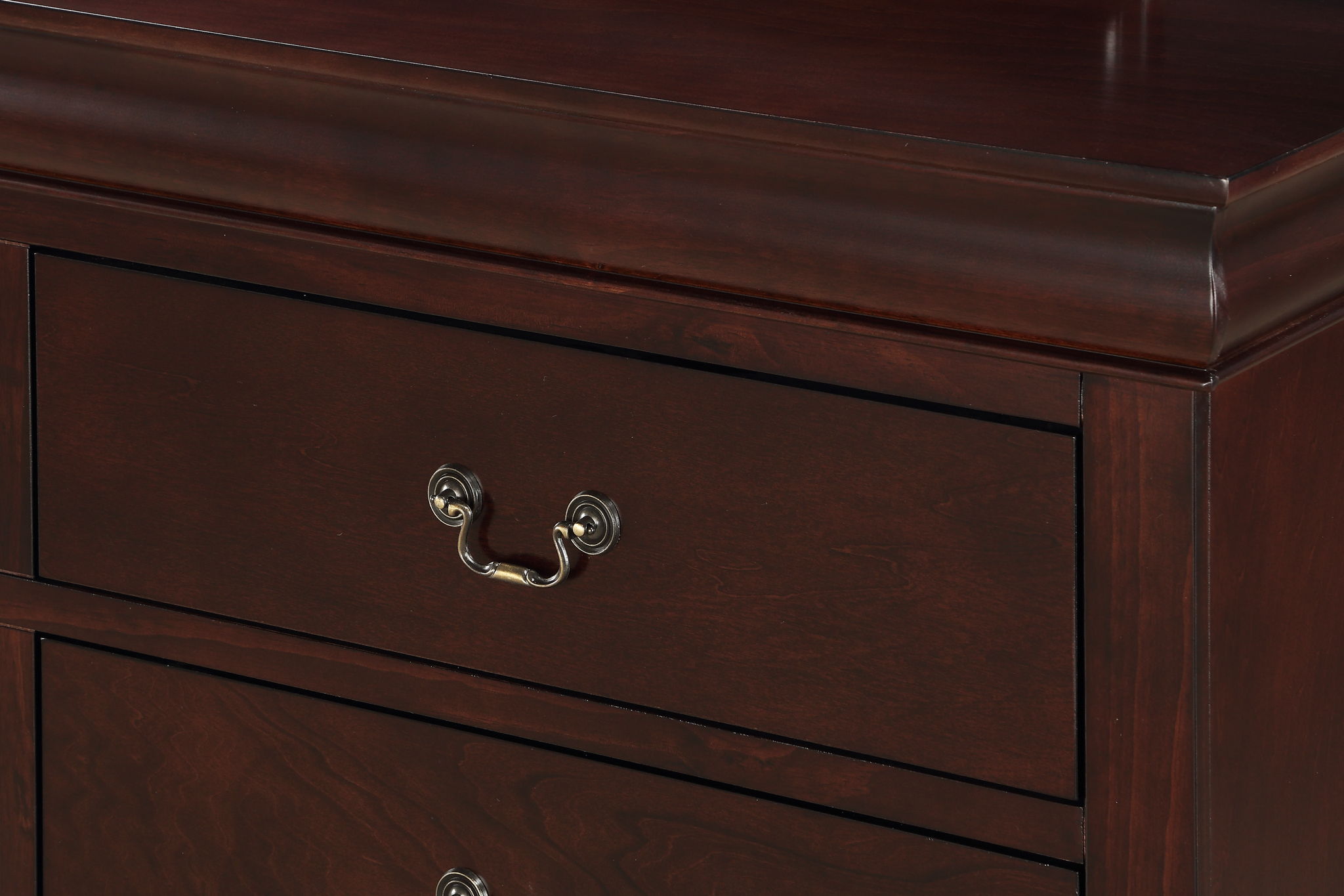 Louis Philip - Full 4 Piece Bedroom Set - Cherry