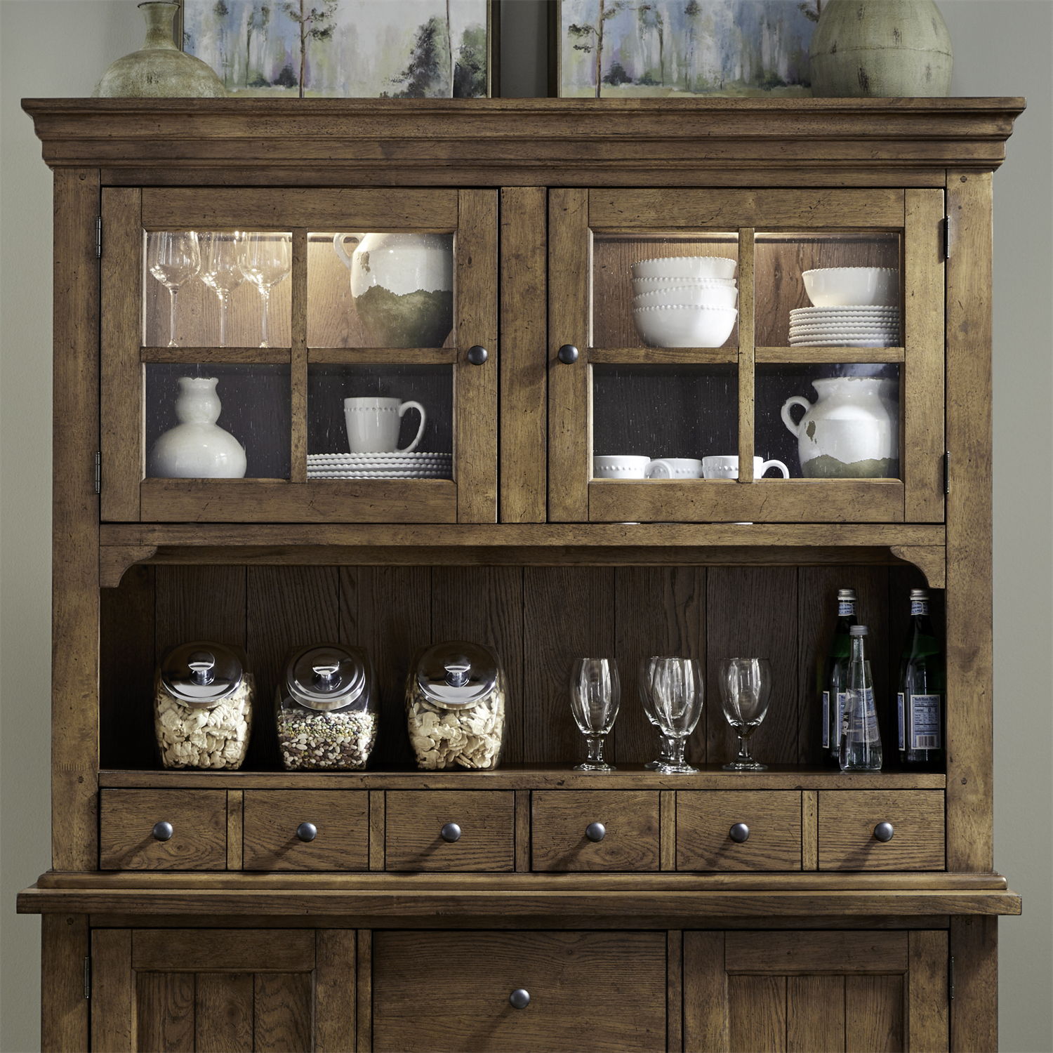 Hearthstone Ridge - Hutch - Light Brown