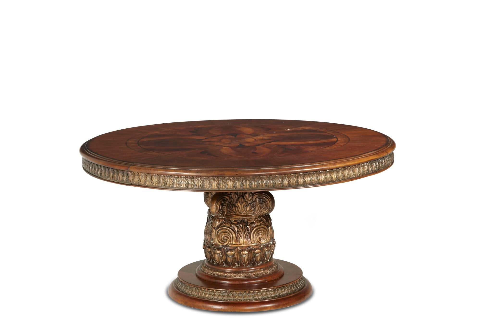 Villa Valencia - Round Dining Table - Classic Chestnut