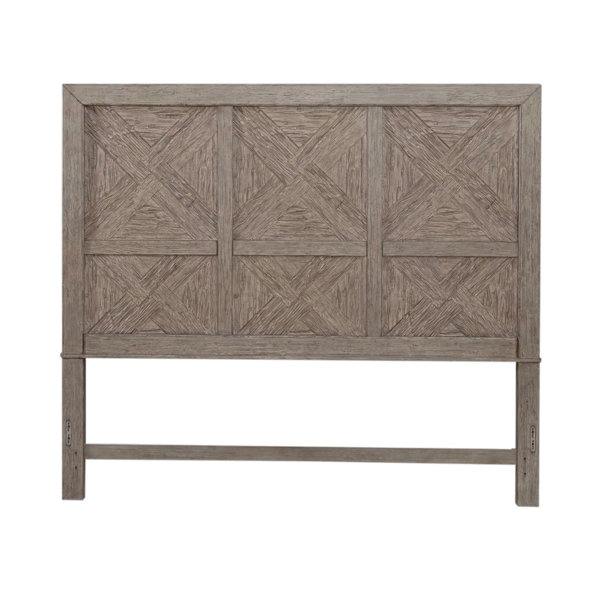 Skyview Lodge - King Panel Headboard - Cobblestone