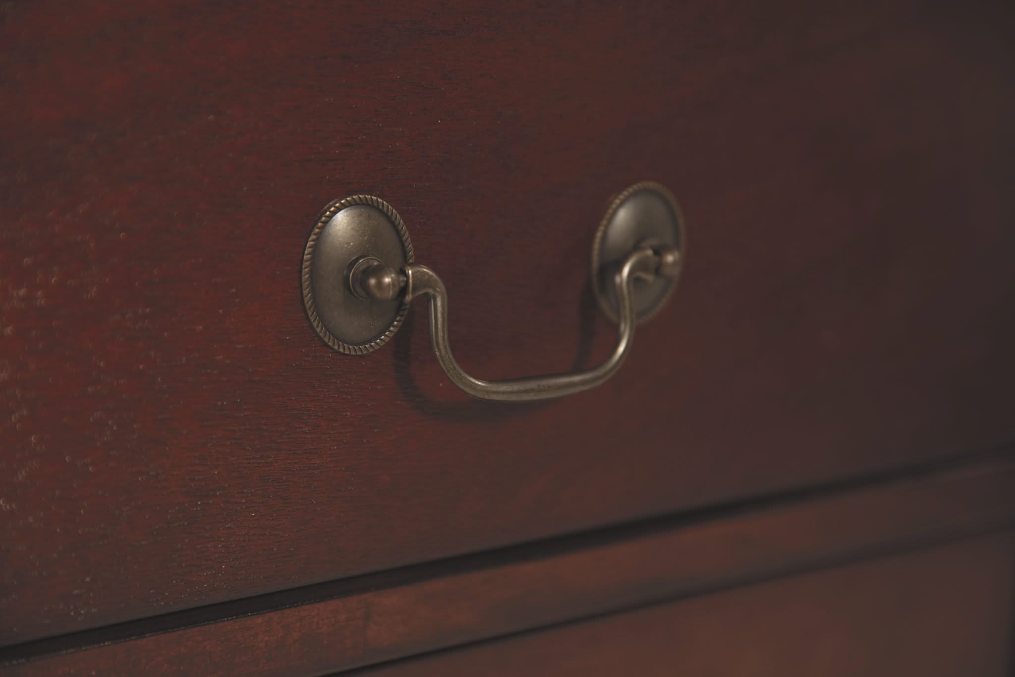 Alisdair - Two Drawer Night Stand - Reddish Brown