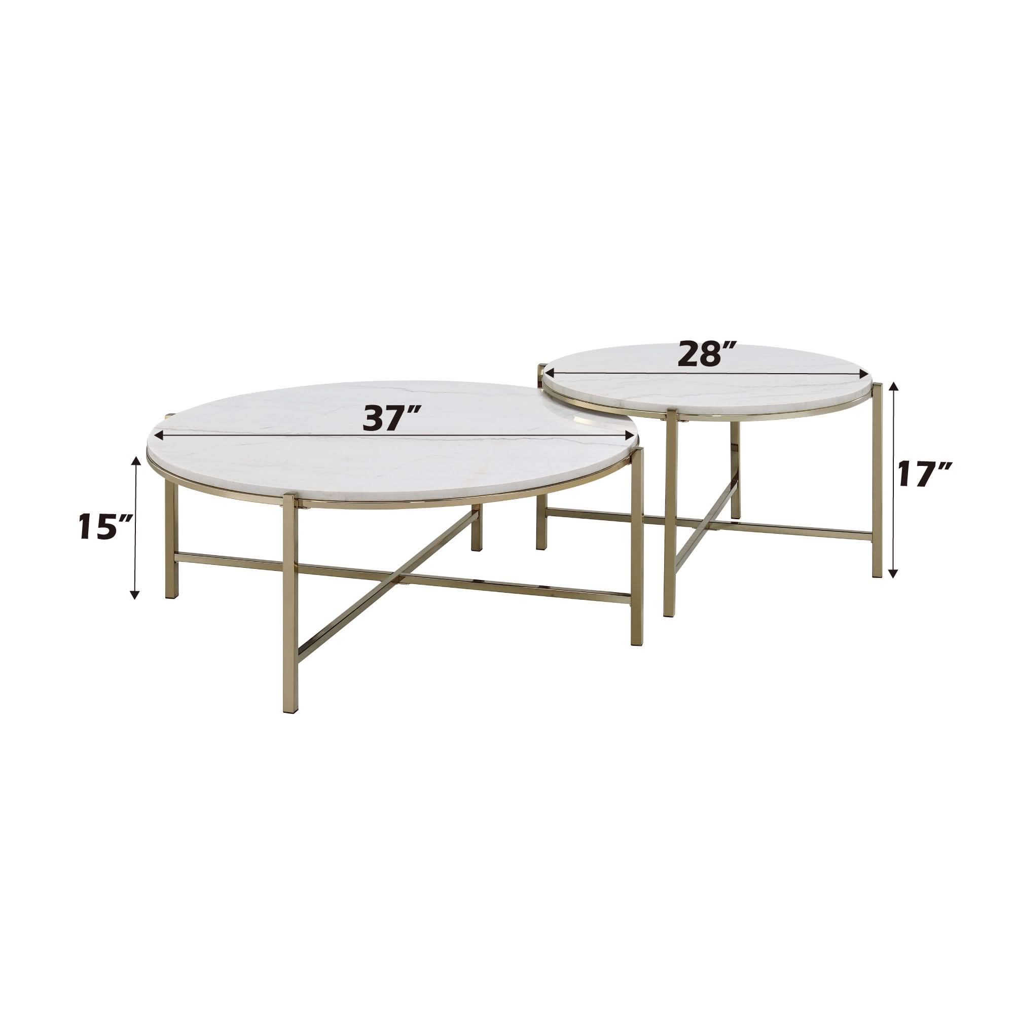 Zaidee - Nesting Table Set - White