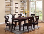 Paige - 7 Piece Dinette Set - Espresso