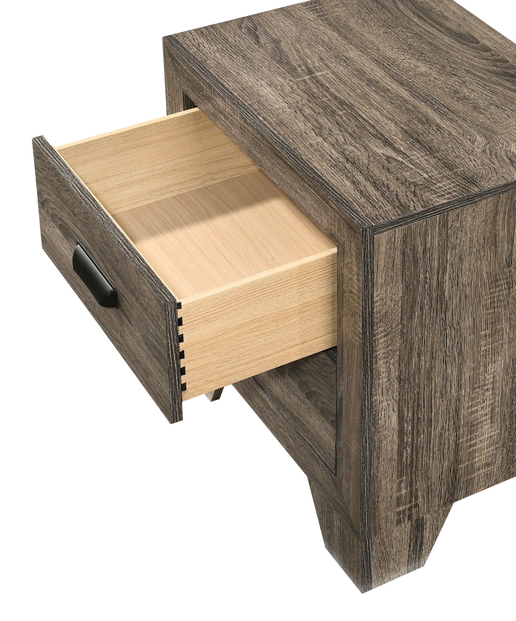 Millie - Twin 5 Piece Bedroom Set - Warm Gray