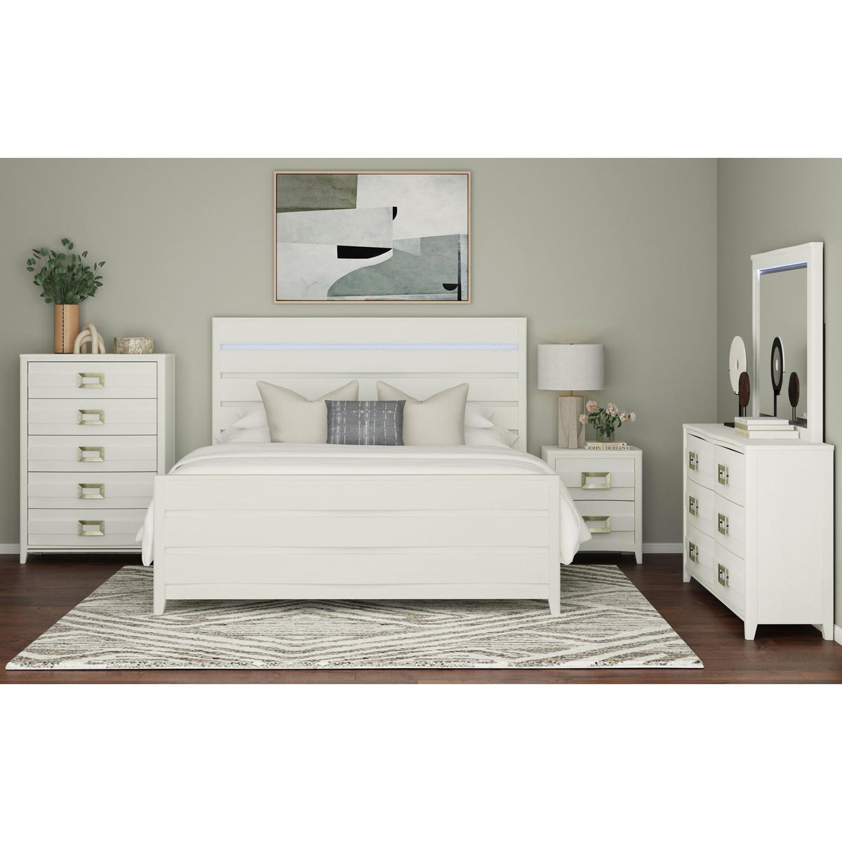 Tobias - Bedroom Set With LED