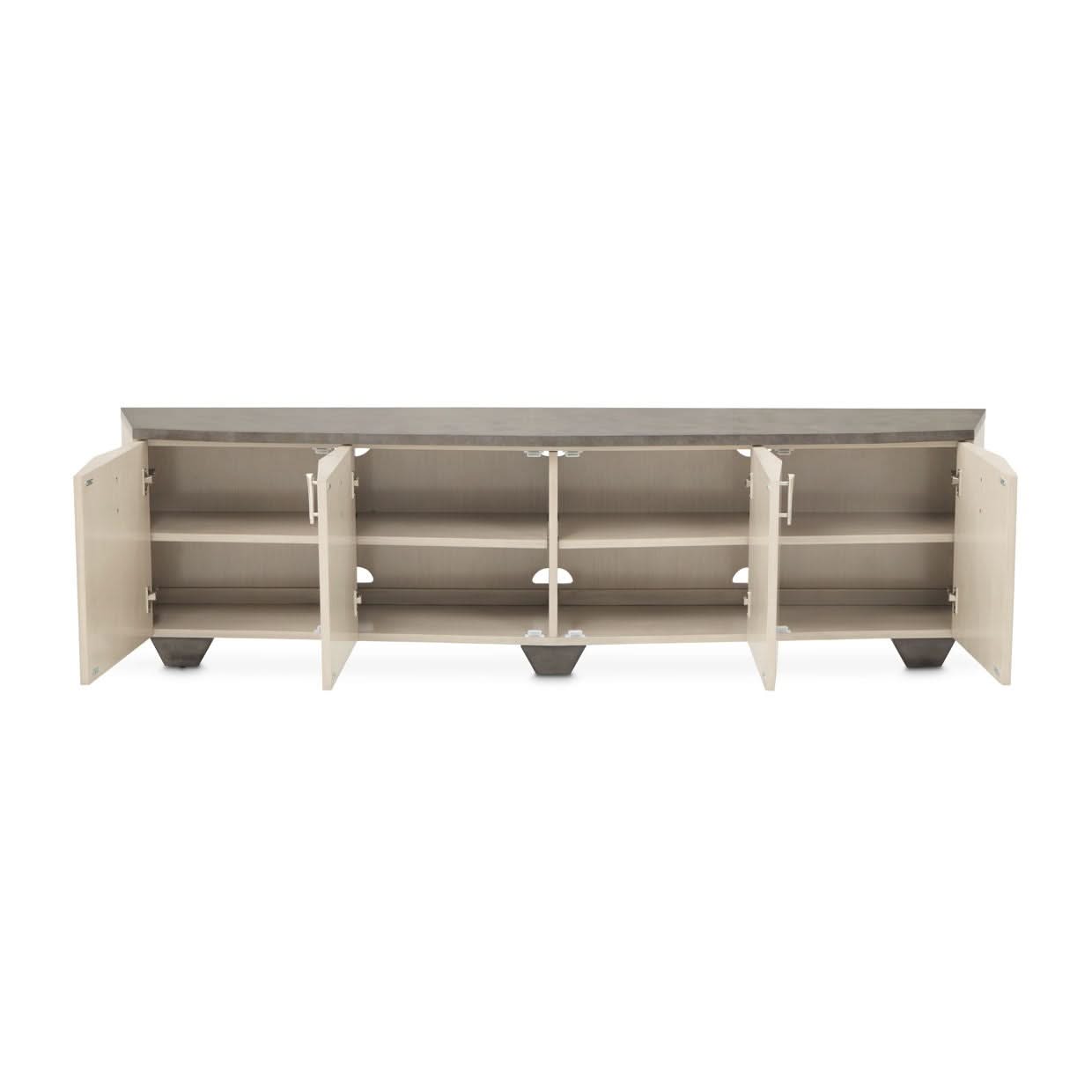 Fantosini - Media Cabinet - Silver Mist