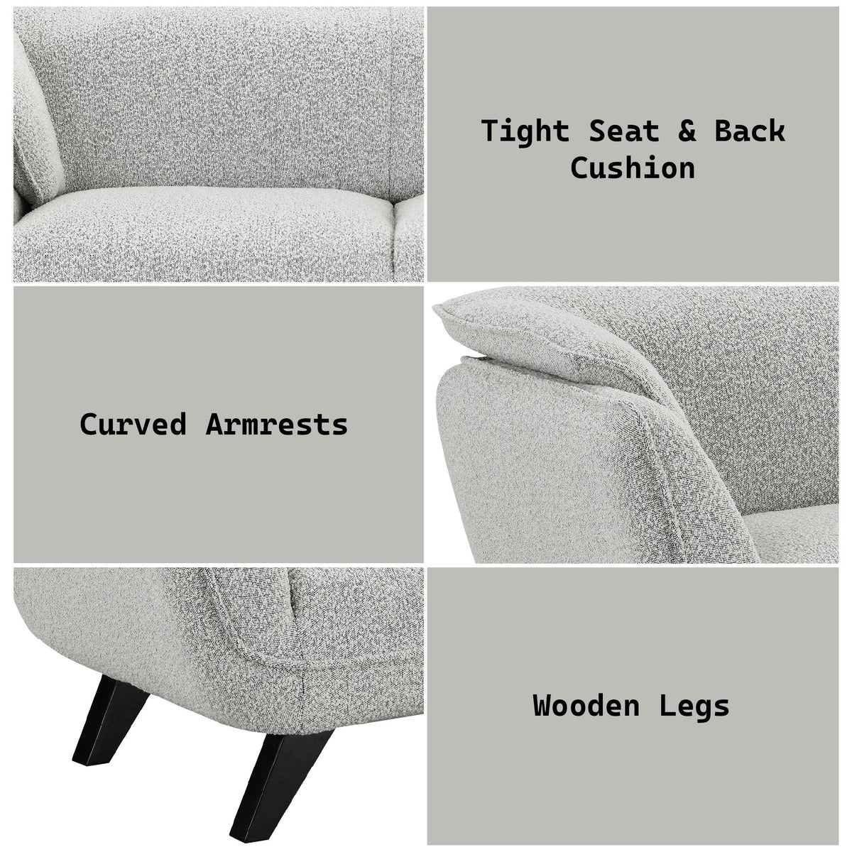Nayeli - Boucle Loveseat