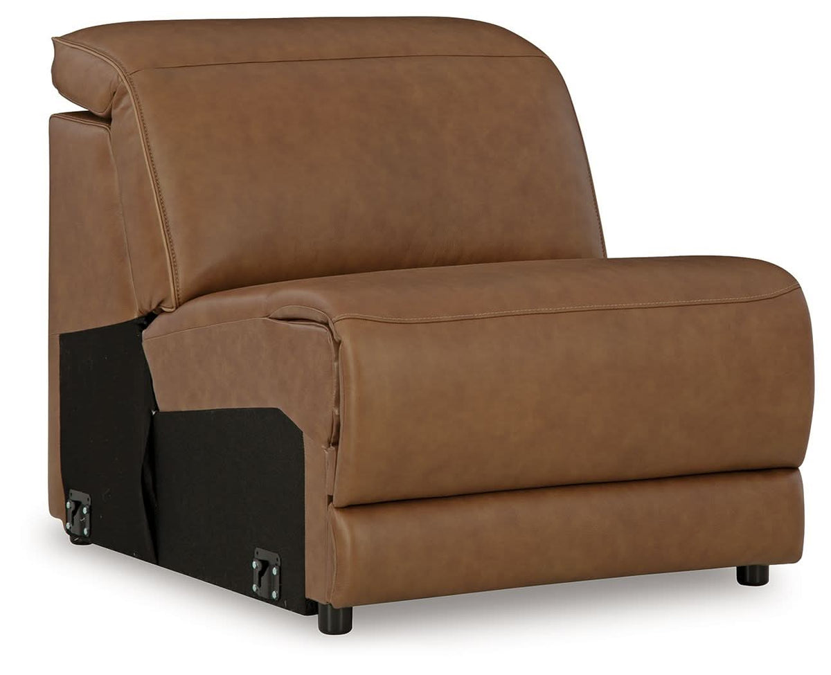 Magic Man - Armless Chair With Manual Headrest - Caramel