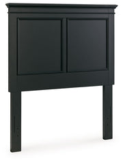 Lanolee - Twin Panel Headboard - Black