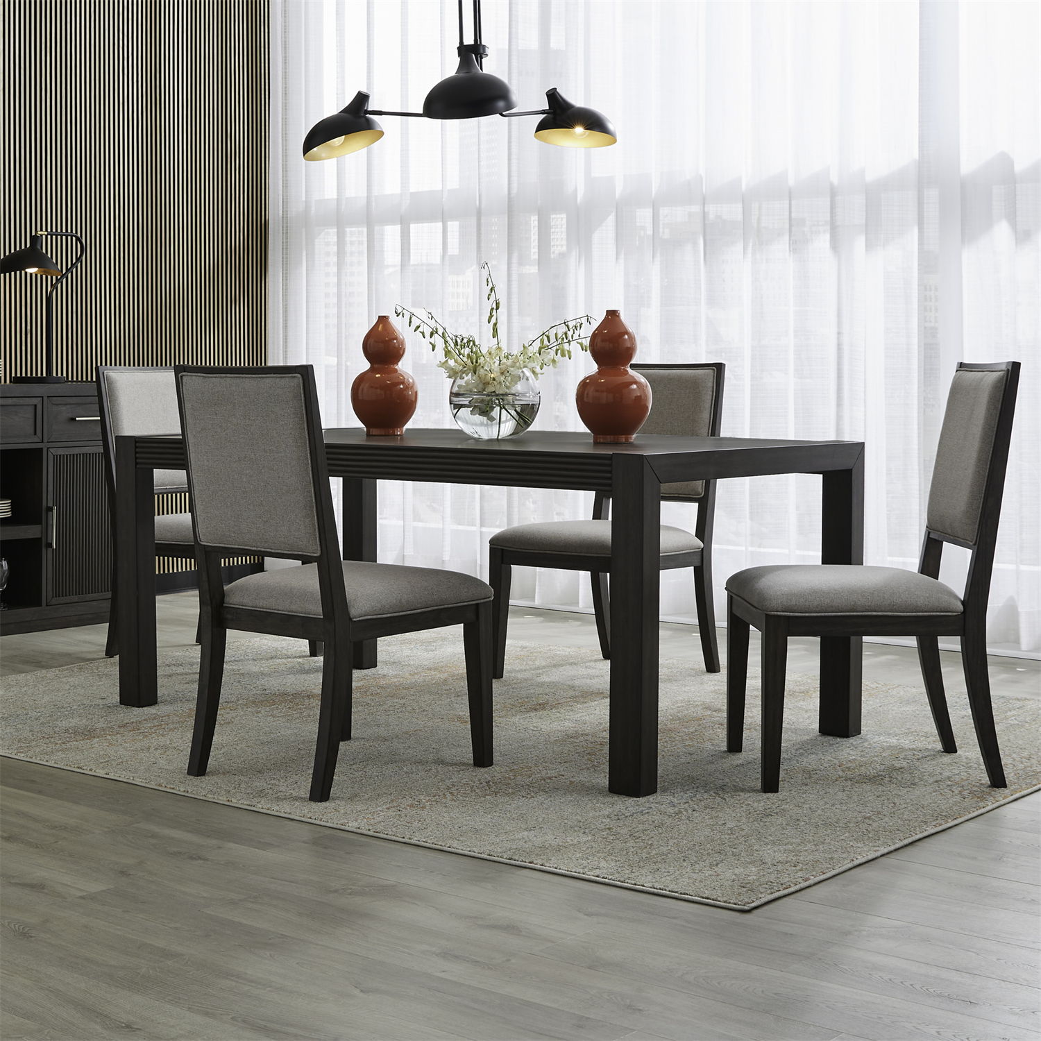Modern Edge - Rectangular Table Set