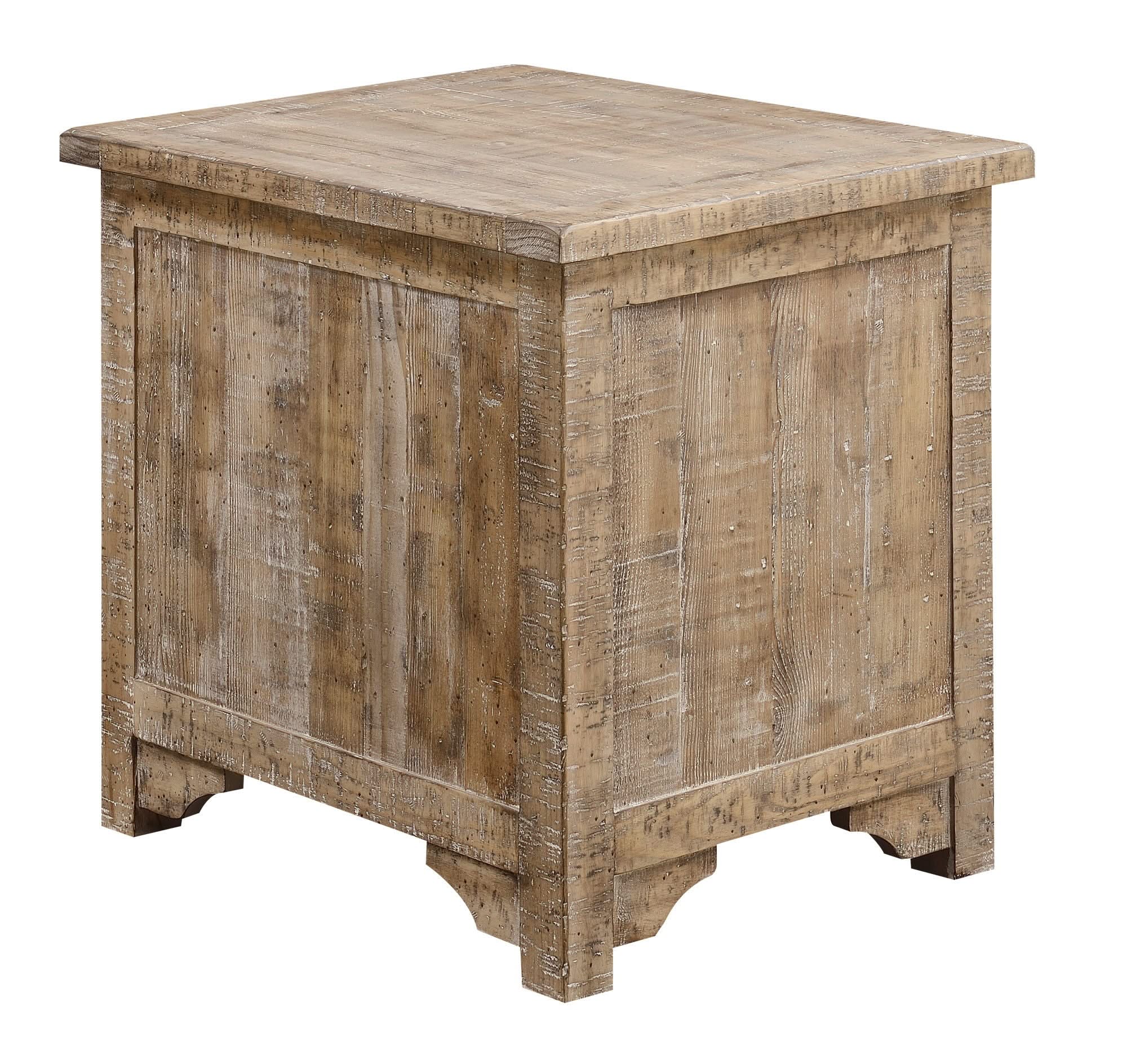 Chair Side Table - Taupe