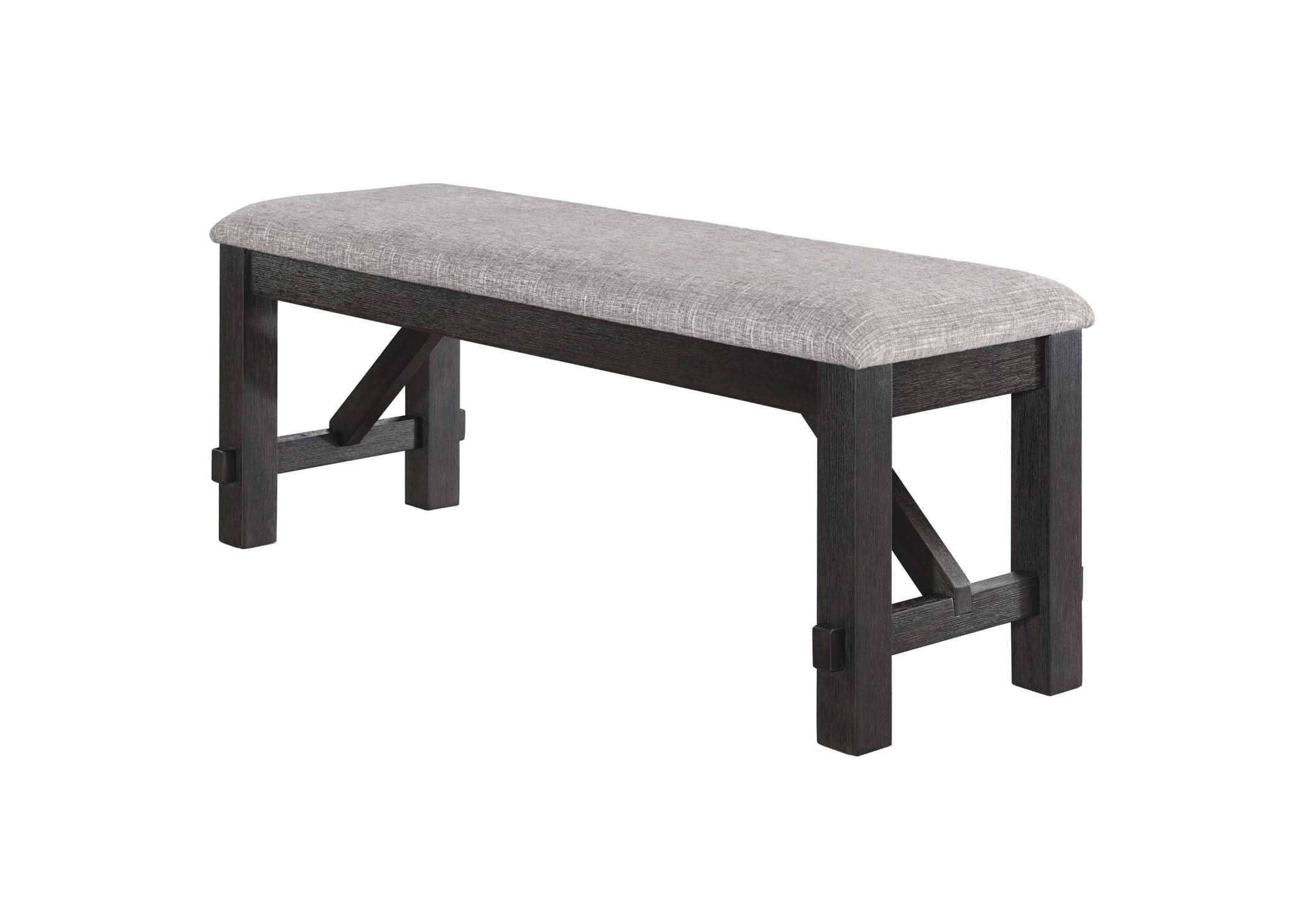 Maribelle - Bench - Gray / Charcoal