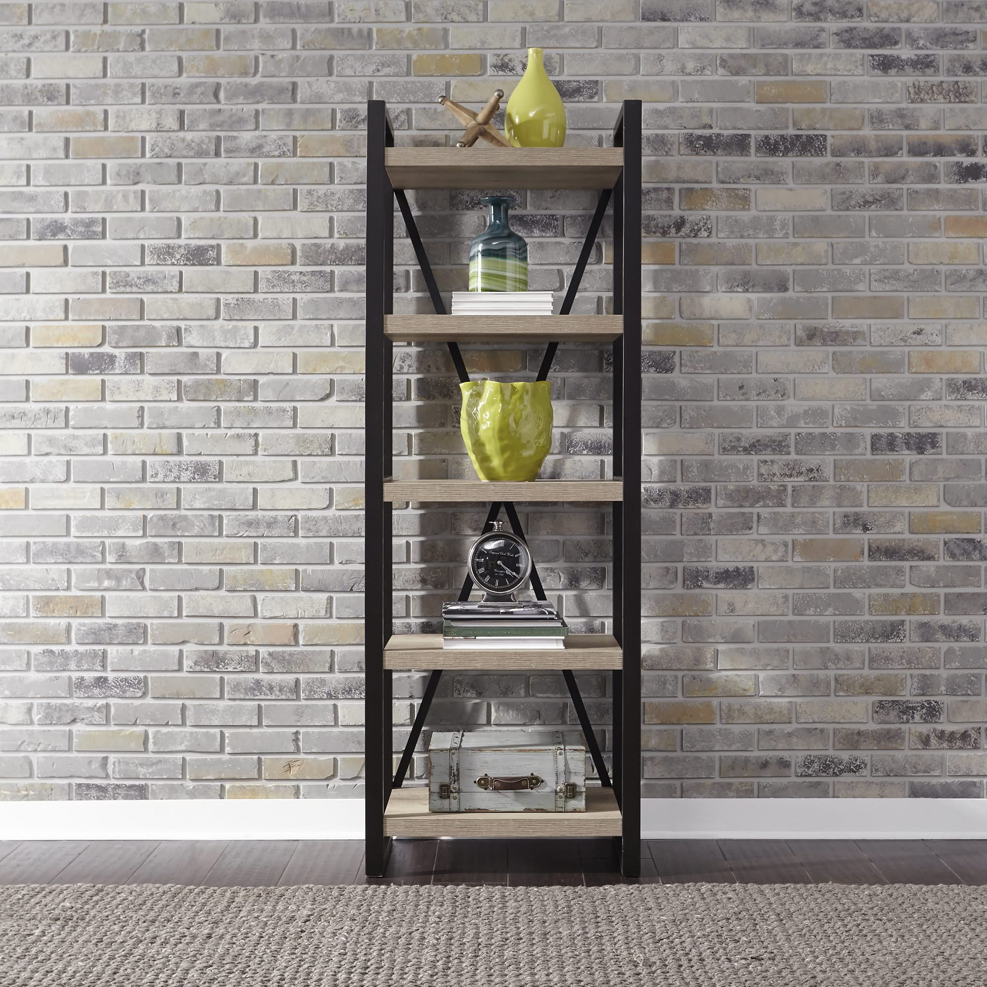 Sun Valley - Tall Pier Unit With Faux Metal - Sandstone