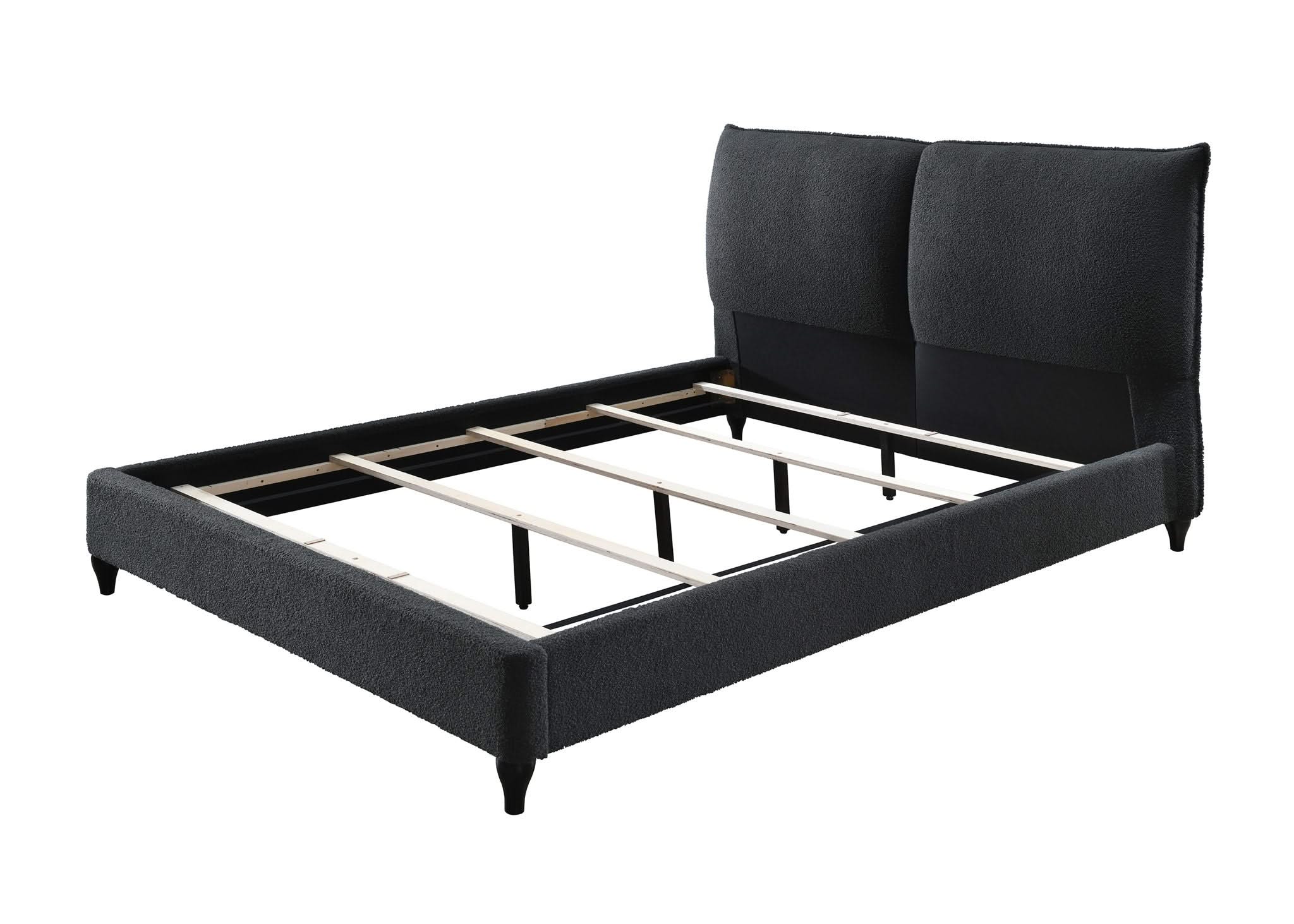 Jenn - King 2 Piece Bedroom Set - Charcoal