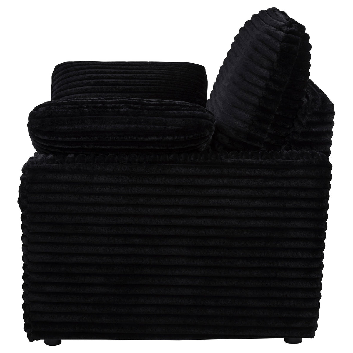 Collins Upholstered Power Recliner Chair Black