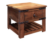 Parota - End Table - Cinnamon Brown