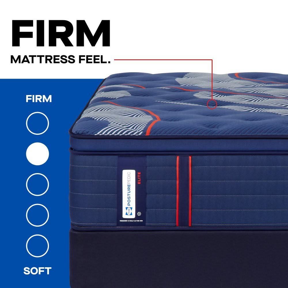 Posturepedic Elite - Brenham II Euro Pillow Top Firm Mattress