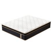 Plush Hybrid Mattresses With Gel Memory Foam, Individual Pocket Spring Motion Isolation Edge Support