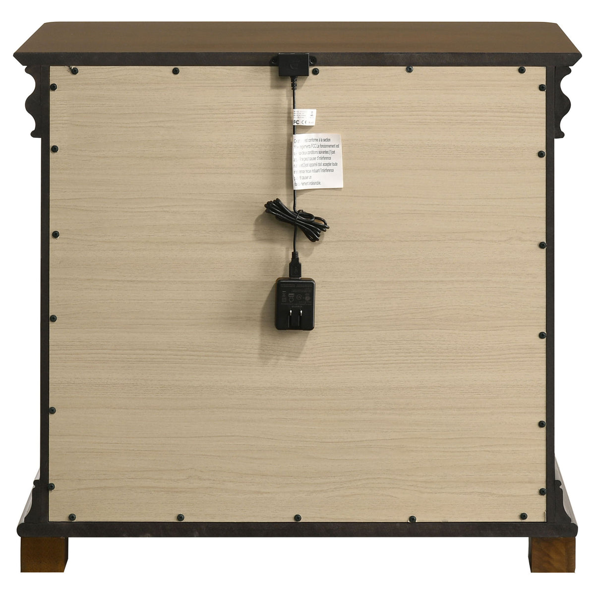 Garland 2-drawer Nightstand Bedside Table Brown Cherry