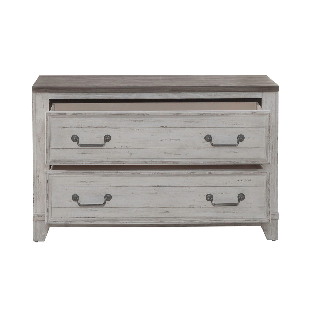 River Place - Curio Base - Riverstone White & Tobacco