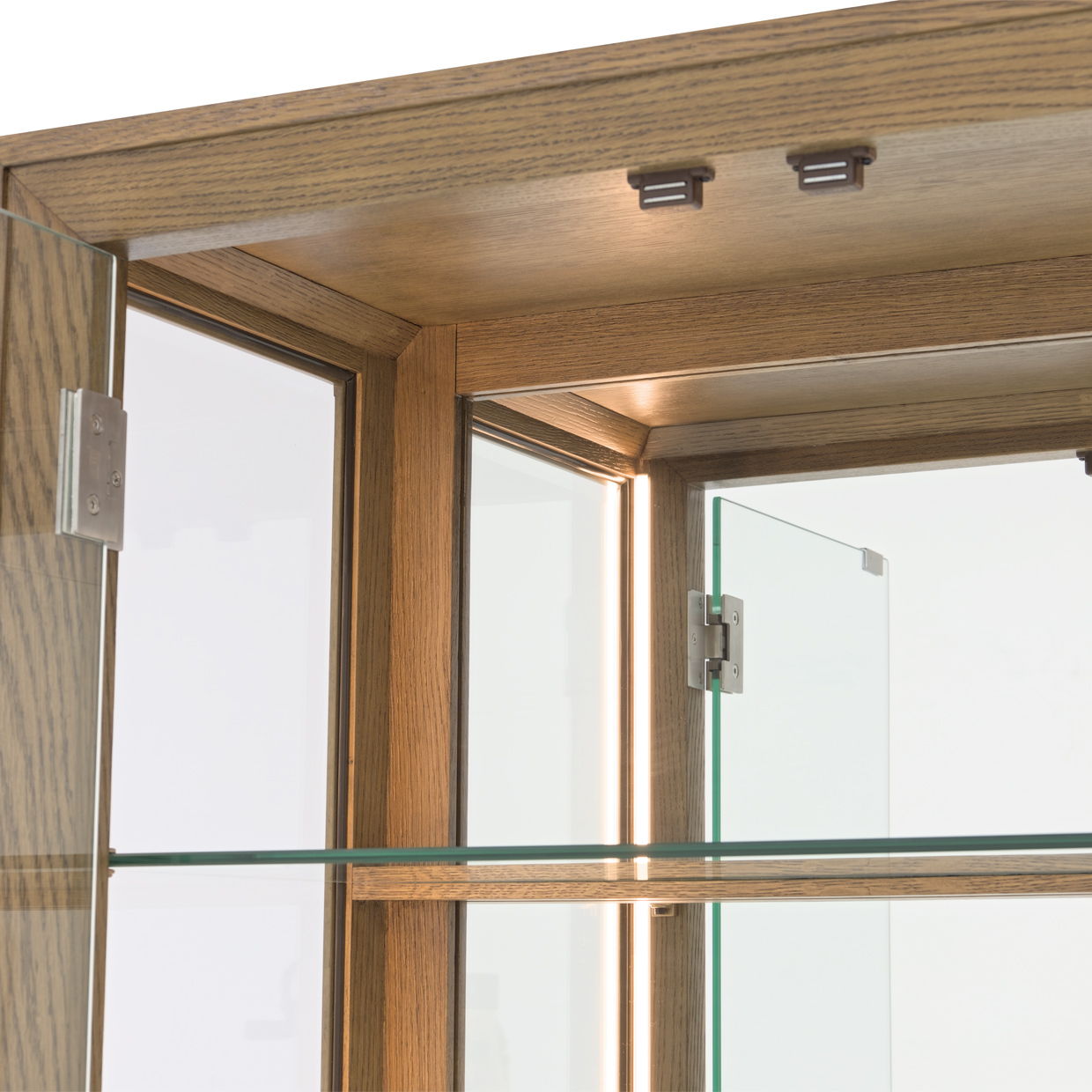 Portrait - Display Cabinet - Sienna Brown