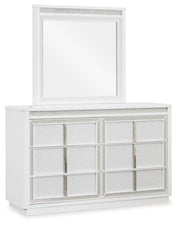 Chalanna - Dresser And Mirror - White