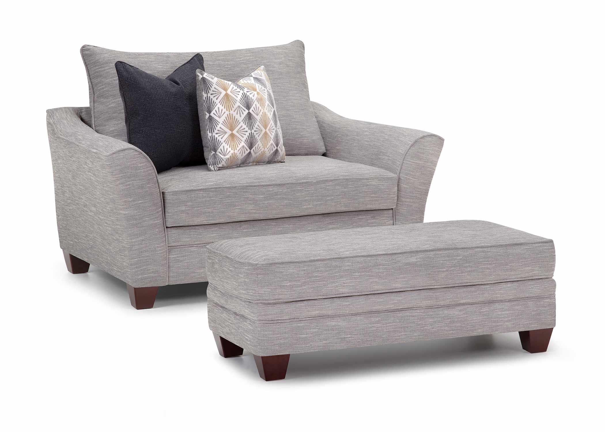 Springer Fog Chair and a Half with Flared Arms