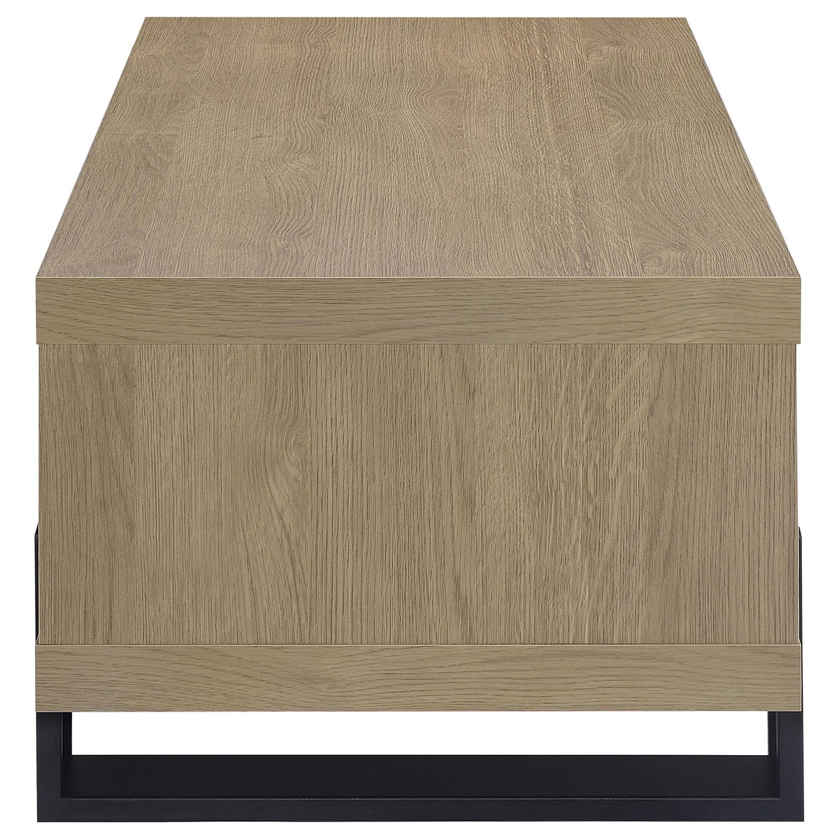 Dinard Engineered Wood Cocktail Coffee Table Latte