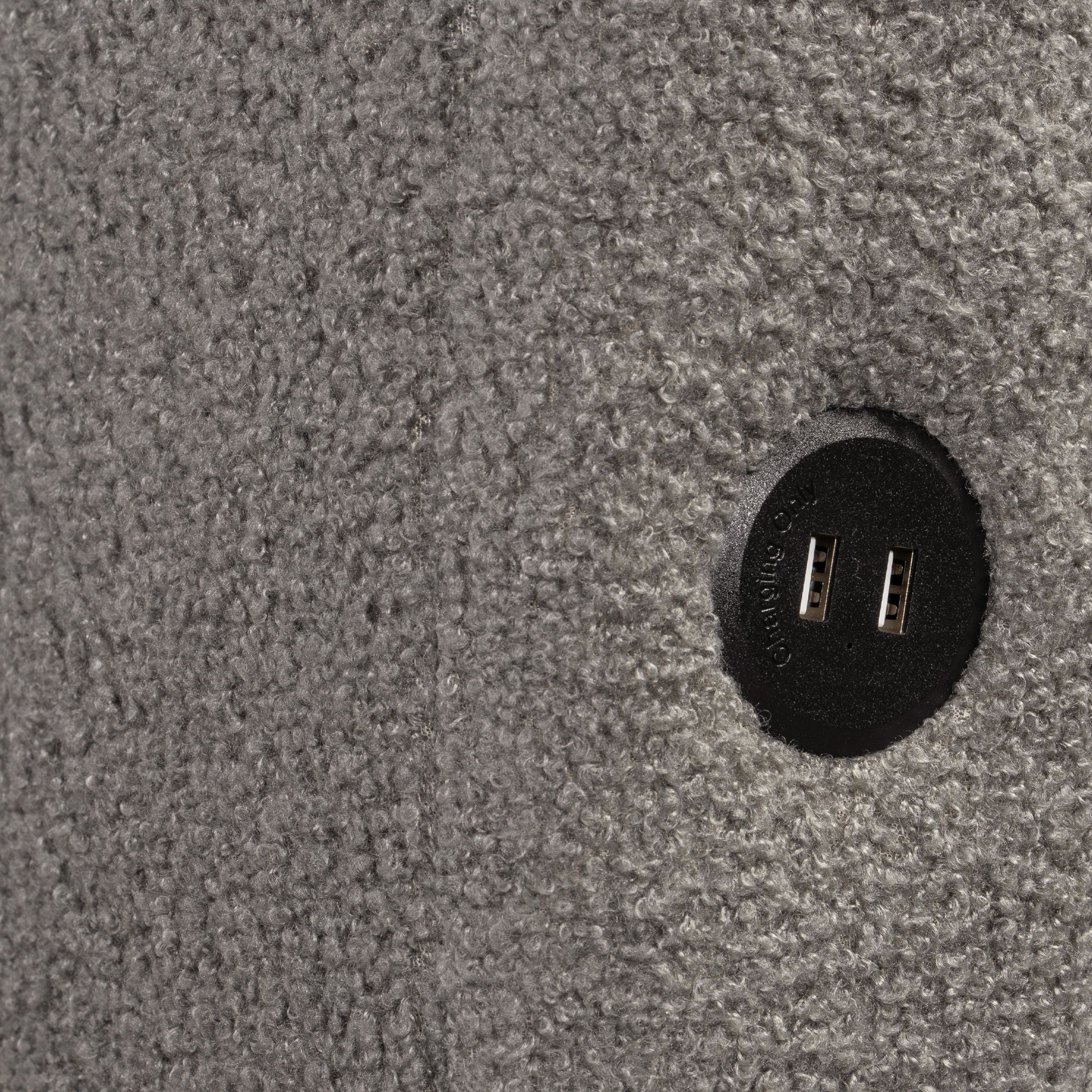 Upholstered Platform Bed With USB Charging