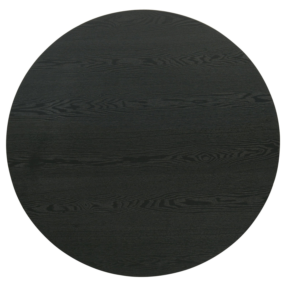 Hamlyn 3-piece Round Fluted Coffee and End Table Set Black