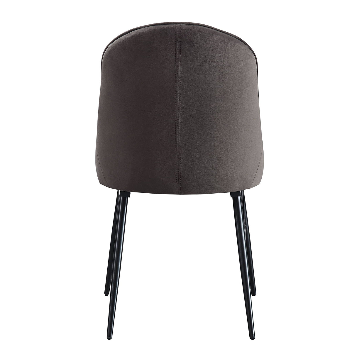 Abraham - Side Chair (Set of 2) - Black / Dark Gray
