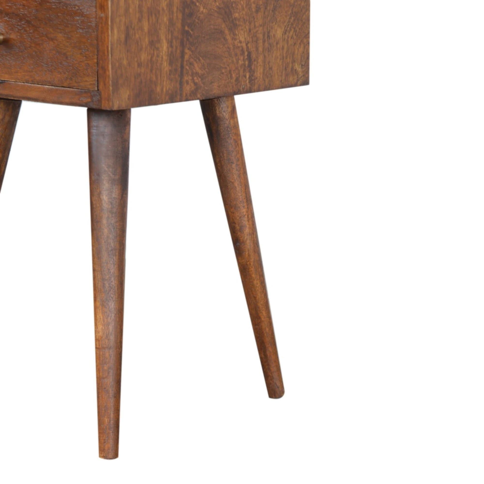 Solid Wood Mini Nightstand
