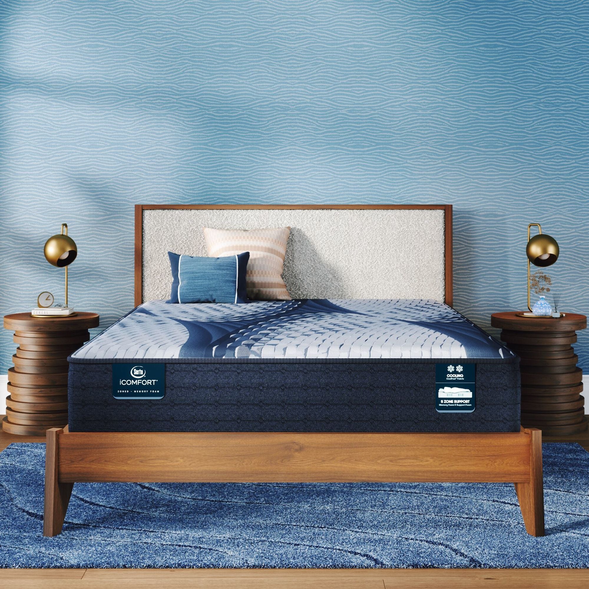 iComfort - 12" Aveda Memory Foam Medium Mattress