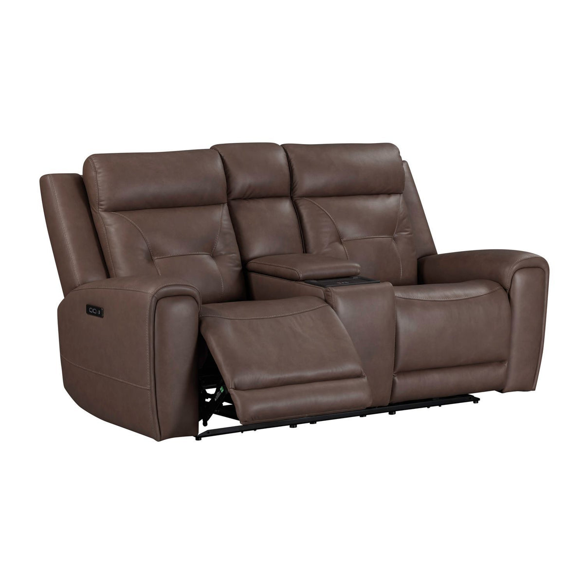 Beckham - Loveseat With Console P2 & ZG - Aline Saddle