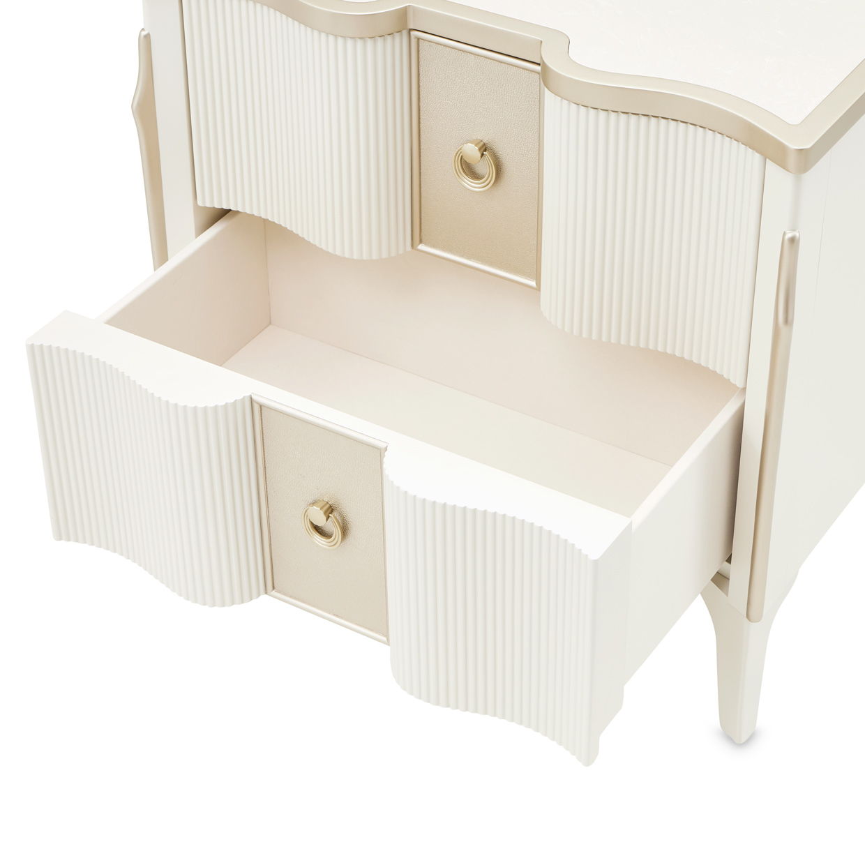 La Marisia - Nightstand - Creamy Pearl